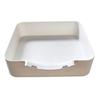 Washing Machine Water Pan Set with Raised Tray Design and Drain Fittings for Household Washer Floor Protection and Cleanup