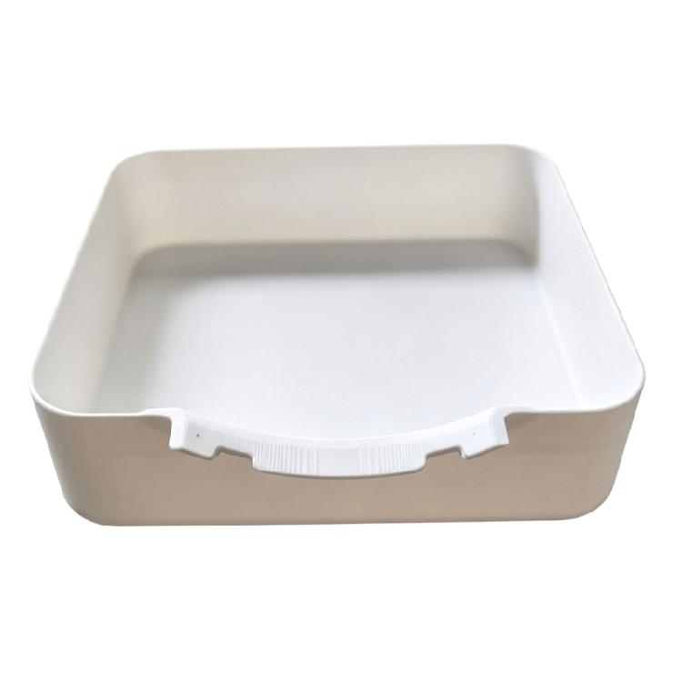 Washing Machine Water Pan Set with Raised Tray Design and Drain Fittings for Household Washer Floor Protection and Cleanup
