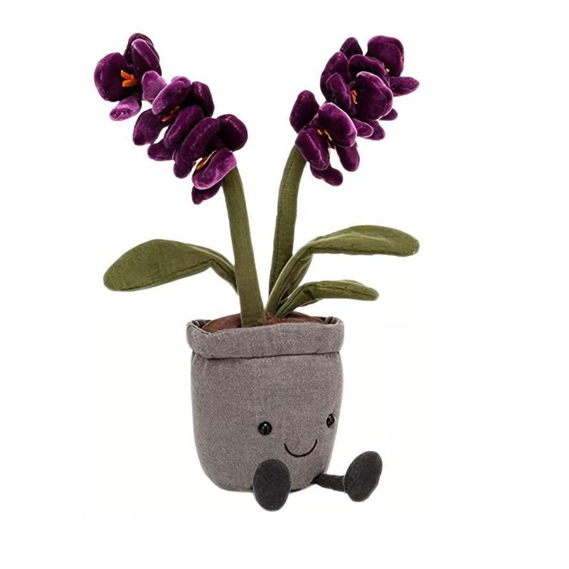 

JELLYCAT Plant Series Purple Orchid Soothing Doll Plush Doll 29cm High орхидейный