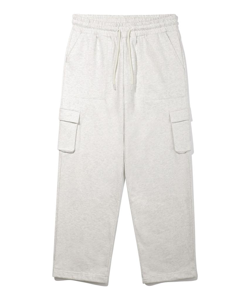 BAKKEN Fatigue Cargo Wide Training Pants Bk8907_Oatmeal