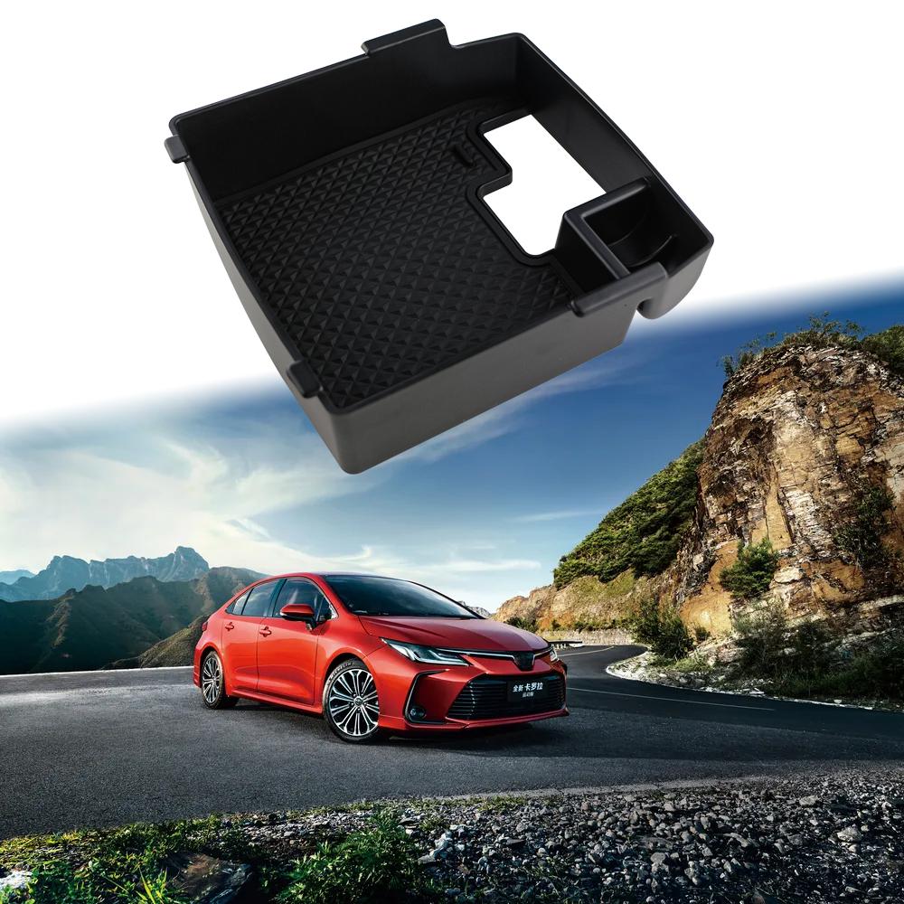 For Toyota Corolla Cross XG10 2021 2022 2023 2024 Hybrid Car Central Armrest Storage Box Organizer Tray Case Accessories