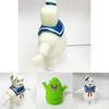 Classic Ghostbusters Marshmallow Man And Slimer Green Ghost Collectible Action Figure