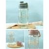1.5L/2.2L Large Capacity Clear Plastic Water Bottle, Direct Drinking, Leak-Proof, Stylish, for Adults and Children, Outdoor Sports, Hiking, Camping, R