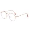 Trendige Anti-Blaulicht-Strahlungs-Anti-Müdigkeits-Myopie-Brille in koreanischer Version für den Augenschutz von Frauen, flache Gläser