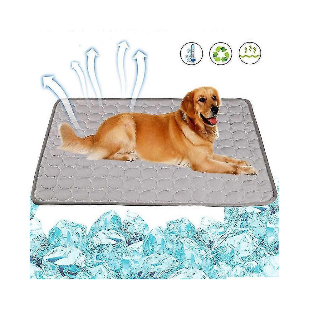 Dog Cooling Mat Pad - Pet Self Cooling Pad for Dogs And Cats Non-toxic Thickness Gel Cold Bed