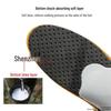 Cowhide Leather Arch Support & Metatarsal Massage Insole for Flat Feet - Unisex Casual Full-Length Pad