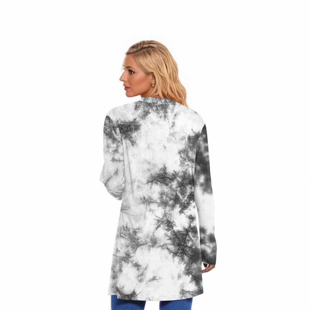Women's Long Sleeve Cardigan Casual Jacket With Pockets Top