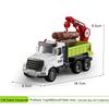 1:46 Sound Light Alloy+Plastic Excavator Timber Transport Model Diecast & Toy Play Vehicles Construction Collection Toys Gift