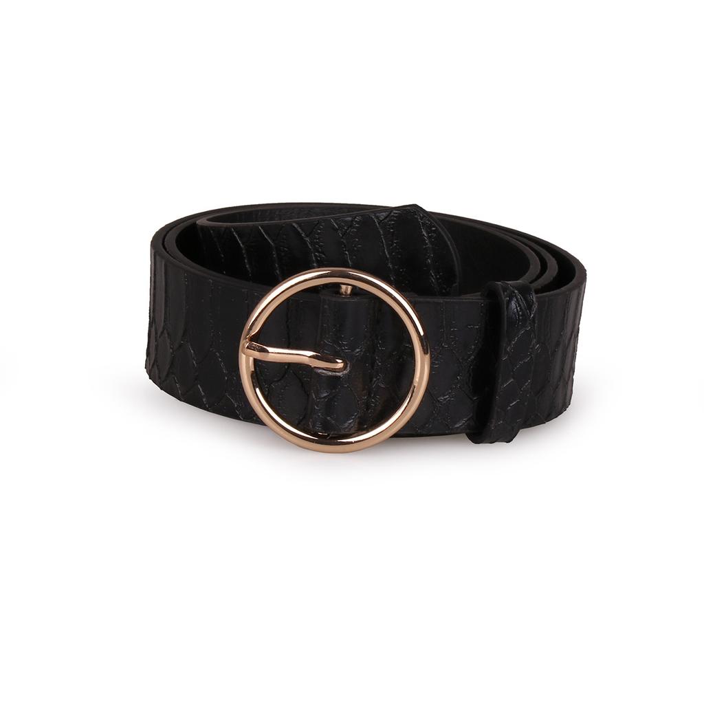 Women's Belt Snake Pattern Retro Decorative Belt Women's All-Match Jeans with Dress