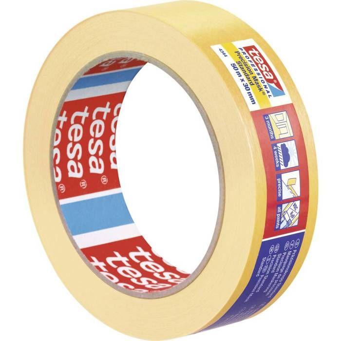Tesa PRECISION STANDARD 04344-00002-00 Bande de masquage Präzisionskrepp® jaune (L x l) 50 m x 30 mm 1 pc(s)