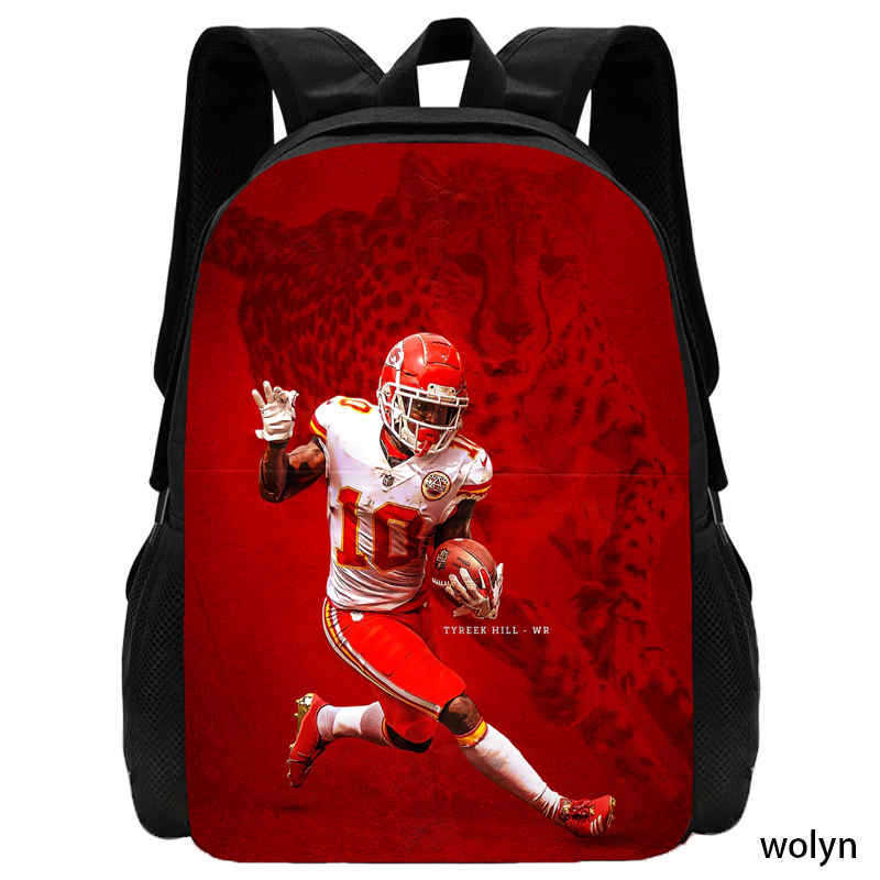 Football Rugby Pattern Simple Cute Backpack Student School Bag Computer Backpack