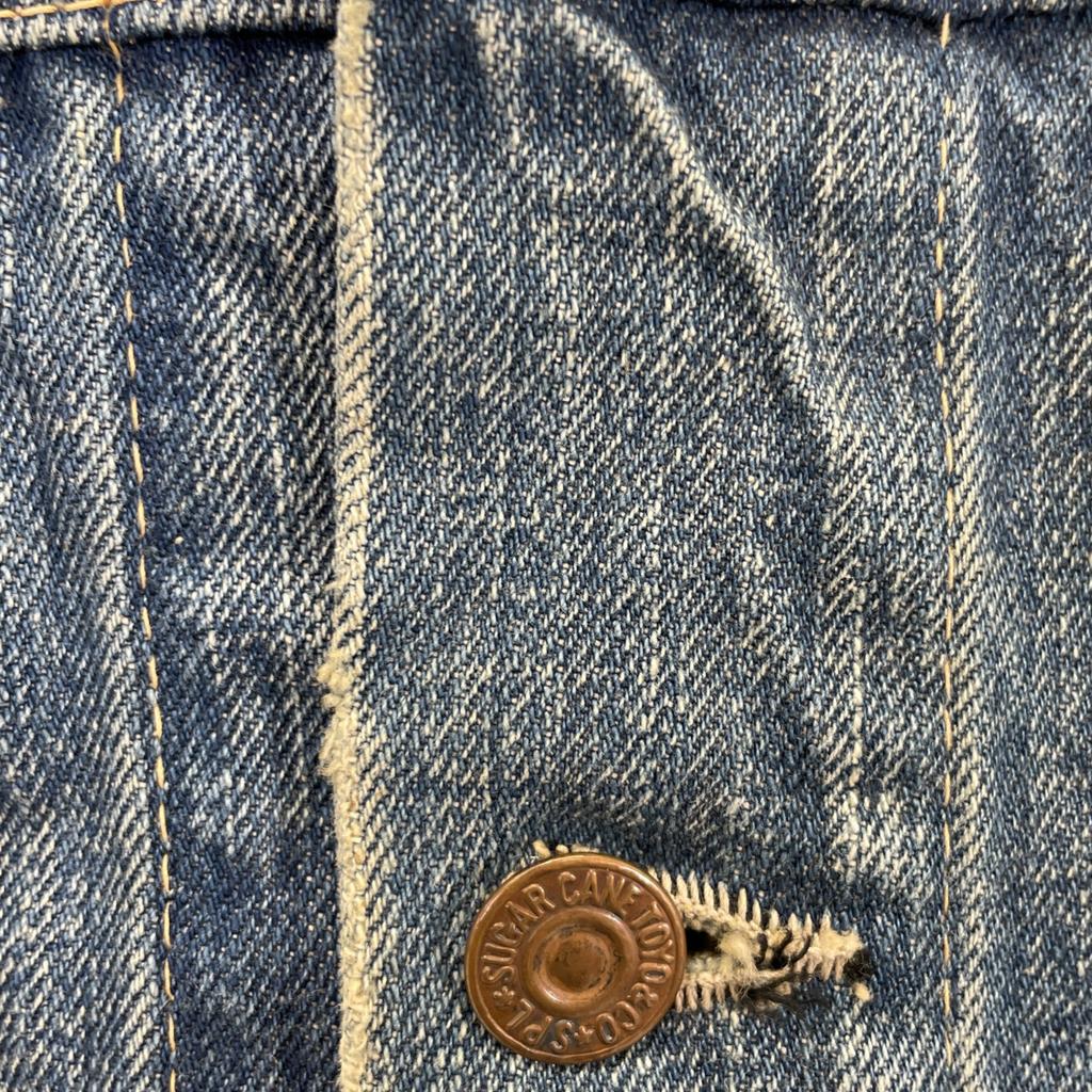 SUGAR CANE SC11962-011 3rd model denim jacket Jacket 40 blueUsed