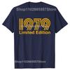 Cool 1979 Limited Edition Present T Shirt Funny 46th Birthday Gift For Husband Unisex Short Sleeve Round Neck Cotton Casual TShirt