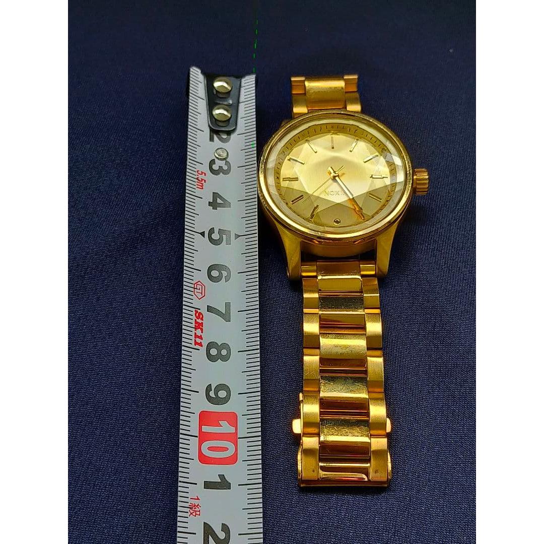 Used NIXON gold color watch body