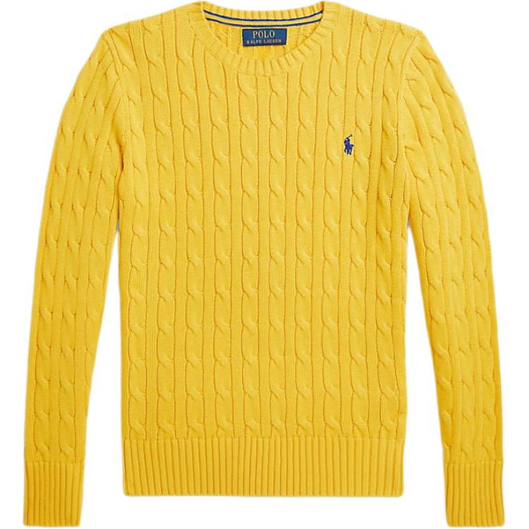 

Polo Ralph Lauren Embroidered Cotton Crew Neck Cable Knit Sweater Kids sweater 323702674-500 L