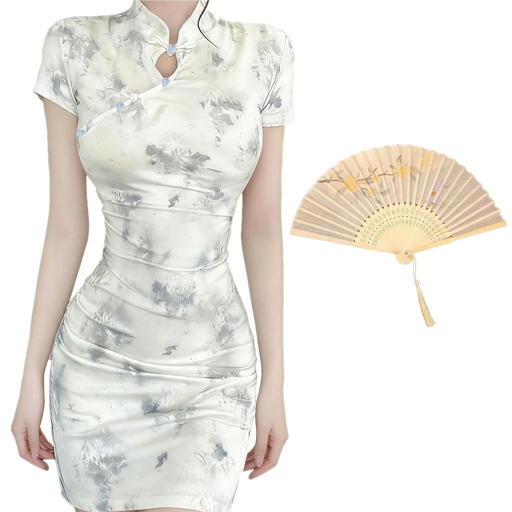 Sivrusn Cheongsam Chinese Gothic Lolita Perfect for Photo and XL Women's Dress, Slimming, Style, Lolita, Costume, Cute, Costumes, Festivals, Shoots,