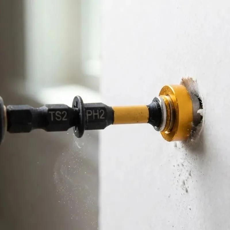 Magnet Plasterboard Screwdriver Bit Magnetic Positioning Batch Head Drill Bit Set Hex Shank Drywall Locating Screw Drilling Tool