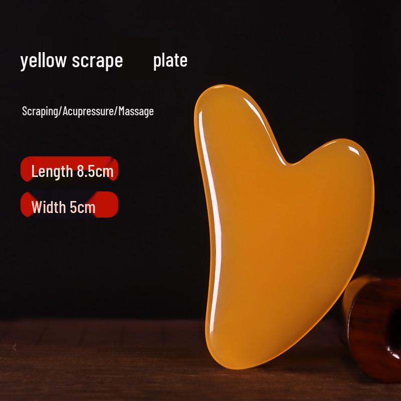 "Massage-Schabewerkzeug aus Harz-Bienenwachs für Nacken, Taille und Gesicht"