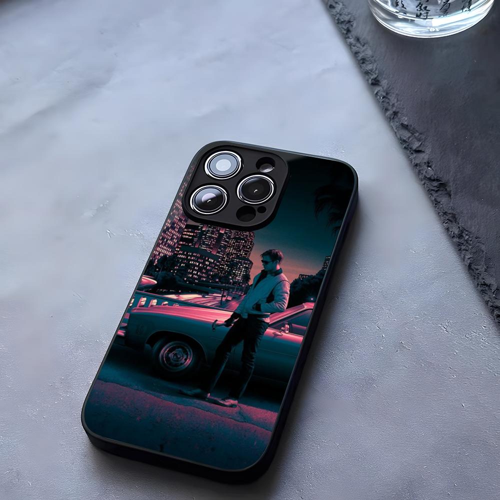 Drive Ryan Gosling Movie Phone Case Tempered Glass For IPhone 17 13 14 16 12 15 11 Pro Max Plus Mini X XR SE2020 Coque