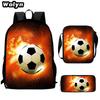 Football School Bag High Definition Waterproof Printing Multi-Functional Load Reduction Ridge Backpack