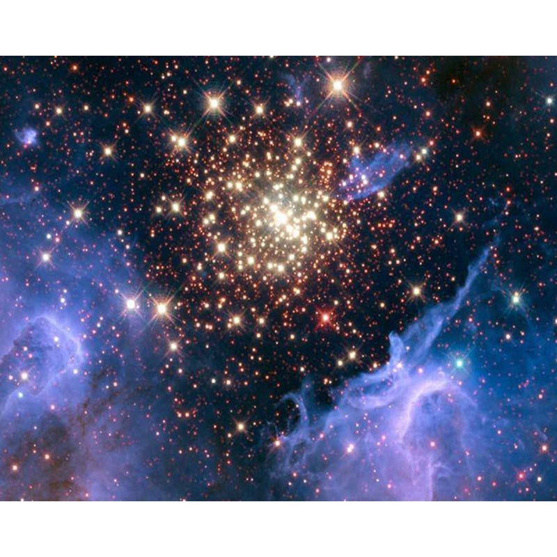 

Полный круглый 5D DIY Алмазная картина Вышивка крестом Планета Аврора Ночной пейзаж Мозаика Ручной подарок Искусство Full Round 20x30CM