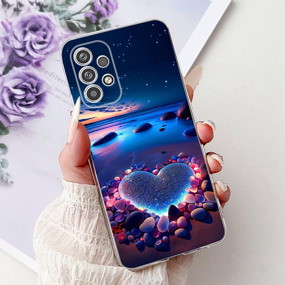 For Samsung Galaxy A52 A52s A72 5G Case Cute Painted Cover Soft Silicone Phone Cases For Samsung A52 A 52 s Galaxy A72 5G Fundas
