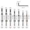 3/4/7/8pcs Self Centering Drill Bit Set Drilling Bits for Wood Working Cabinet Door Hinge Hole Punch Tool with Hex Keys L-Shape