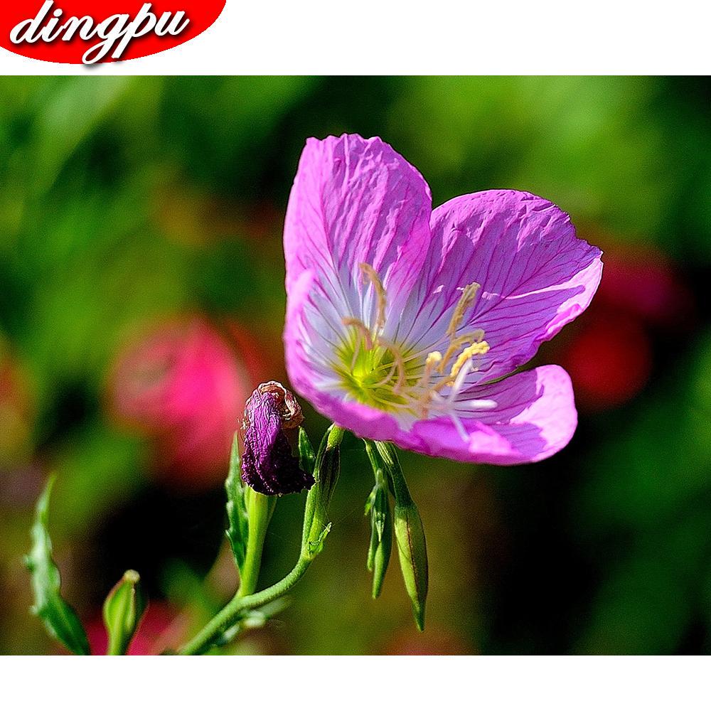 DINGPU Full Round Drill 5D DIY Diamond Painting "Flower " Embroidery Cross Stitch 5D Home Decor Gift