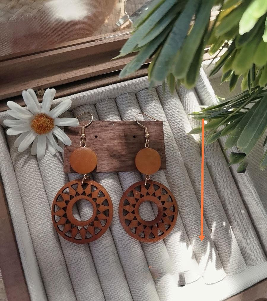 

Праздничные серьги из плетеной рафии ручной работы, богемные серьги-пусеты, серьги, нишевые ретро-серьги высокого класса.