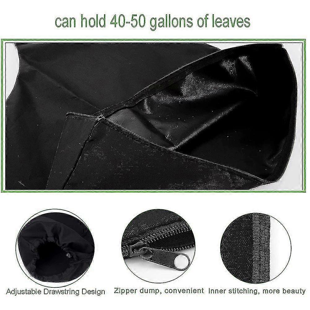 Leaf Blower Bag Zippered Bottom Dump Leaf Blower Vacuum Bag Collect Leaf For Garden Lawn Fits Blowe