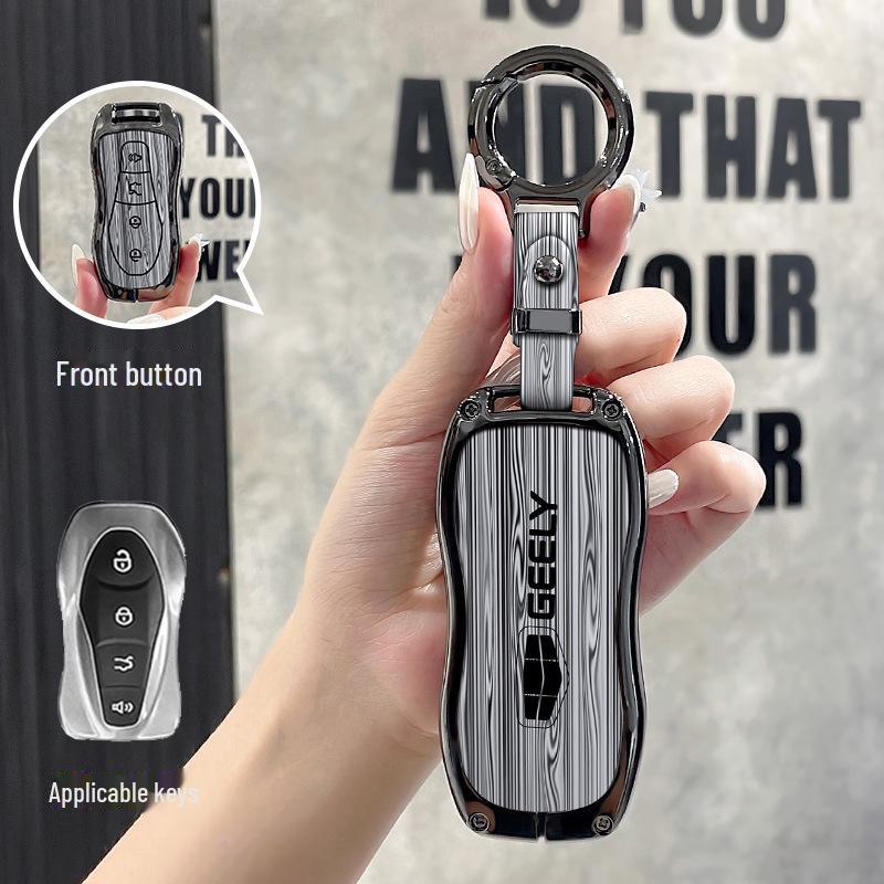 Geely Car Key Cover: Compatible with Emgrand, Boyue, Star X6, Yue, Rui, Binrui, Binyue, Borui, and GL models.