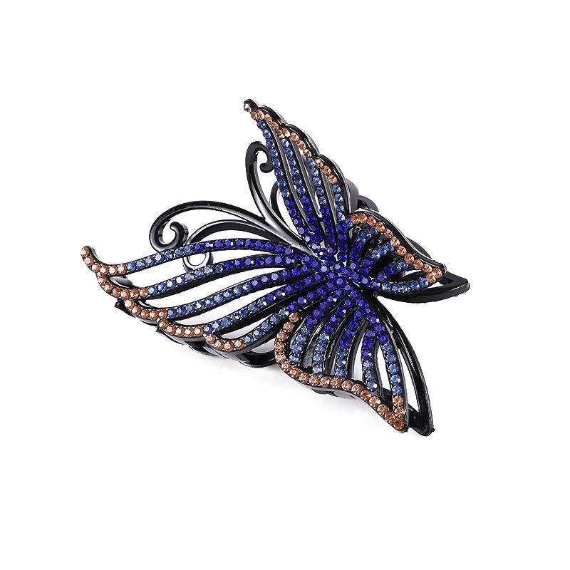 Elegant Rhinestone Diamond-Studded Shark Clip for Women
