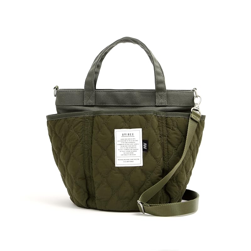 

[Avirex] limited QUILTING GARDENING TOTE BAG quilting gardening tote bag ladies F 310 olive 783-5176701