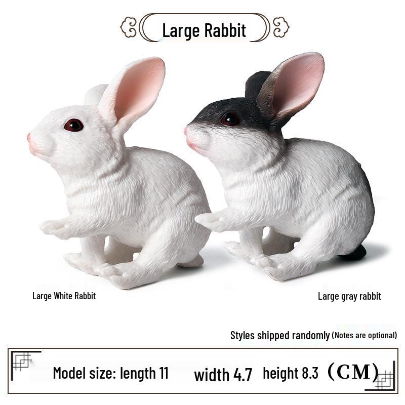 Wildlife Simulation Model: Tiger, Lion, Panda, Elephant, Rhinoceros, Kangaroo, Leopard, Horse, Sheep Toy Set