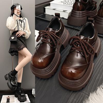 Women Shoes Spring New Mary Jane Shoes Fashion British Style Platform High Heels for Women Outdoor Shoes Round Toe Sneakers