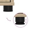 Bathroom Cabinet In Sonoma Oak 30.5 X 30 X 101 Cm Particleboard