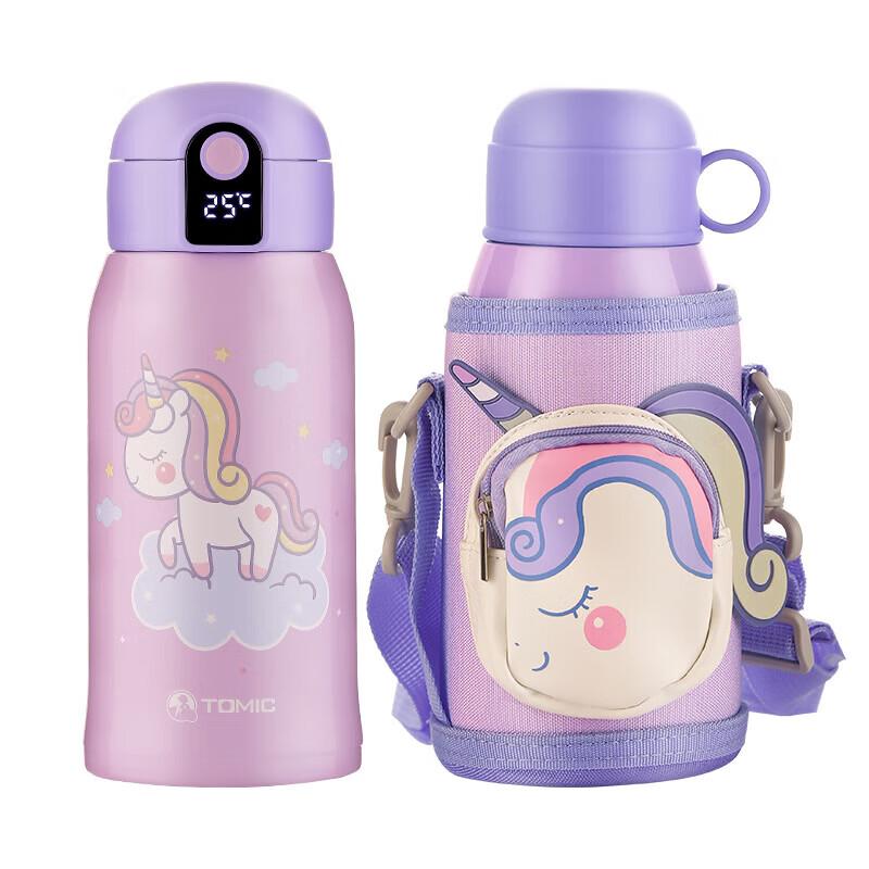 TOMIC Kids Insulated Water Bottle with Straw