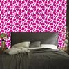 Cow Patches Wallpaper Purple, Powder Pink and White 50x1000