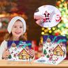 DIY Kristallperlen Weihnachtsarmband Set - Weihnachtsmann Geschenk Überraschungsbox für Kinder