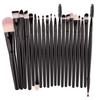 20-Piece Neutral Eyeshadow Brush Set with 24 Color Options