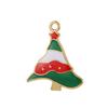 CARLIDANA Enamel Christmas Trees Santa Claus Snowman Charms DIY for Earrings Bracelets Pendants Making DIY Jewelry Accessories