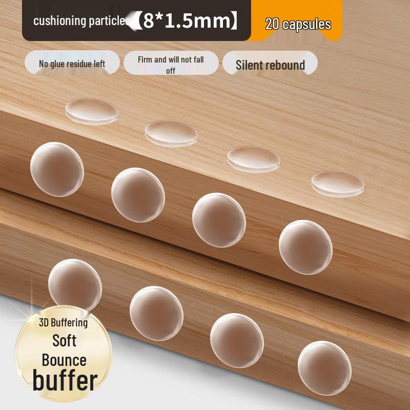 Прозрачные силиконовые противоударные полоски: Звукоизолирующие, износостойкие накладки для мебели, дверей, окон и ручек