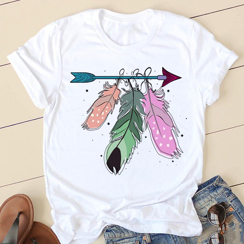 T-Shirts Women Leopard Cactus Fashion 90S Trend 2025 Spring Summer Clothes Graphic T Shirt Tops Lady Print Female Tee Shirt