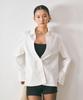 Reventina Cuff Detail Shirt_White