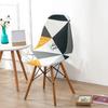 Printed Stretch Shell Chair Cover Spandex Armless Back Chair Covers Washable Slipcover Furniture Protector for Home Office Hotel