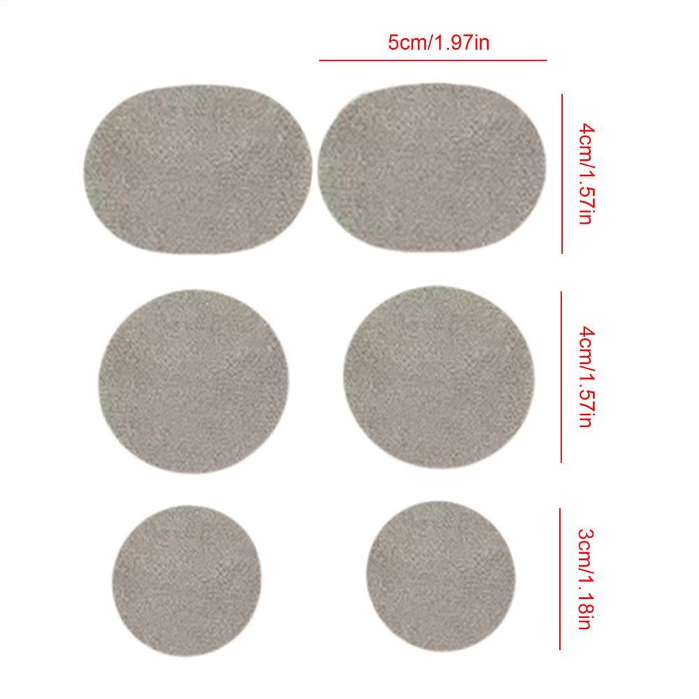 Shoe Patch Sneakers Toe Holes Protector 6 Pieces Flexible Shoe Patches for Dance Hiking Boots Running Sneakers Luggage Hat Baby
