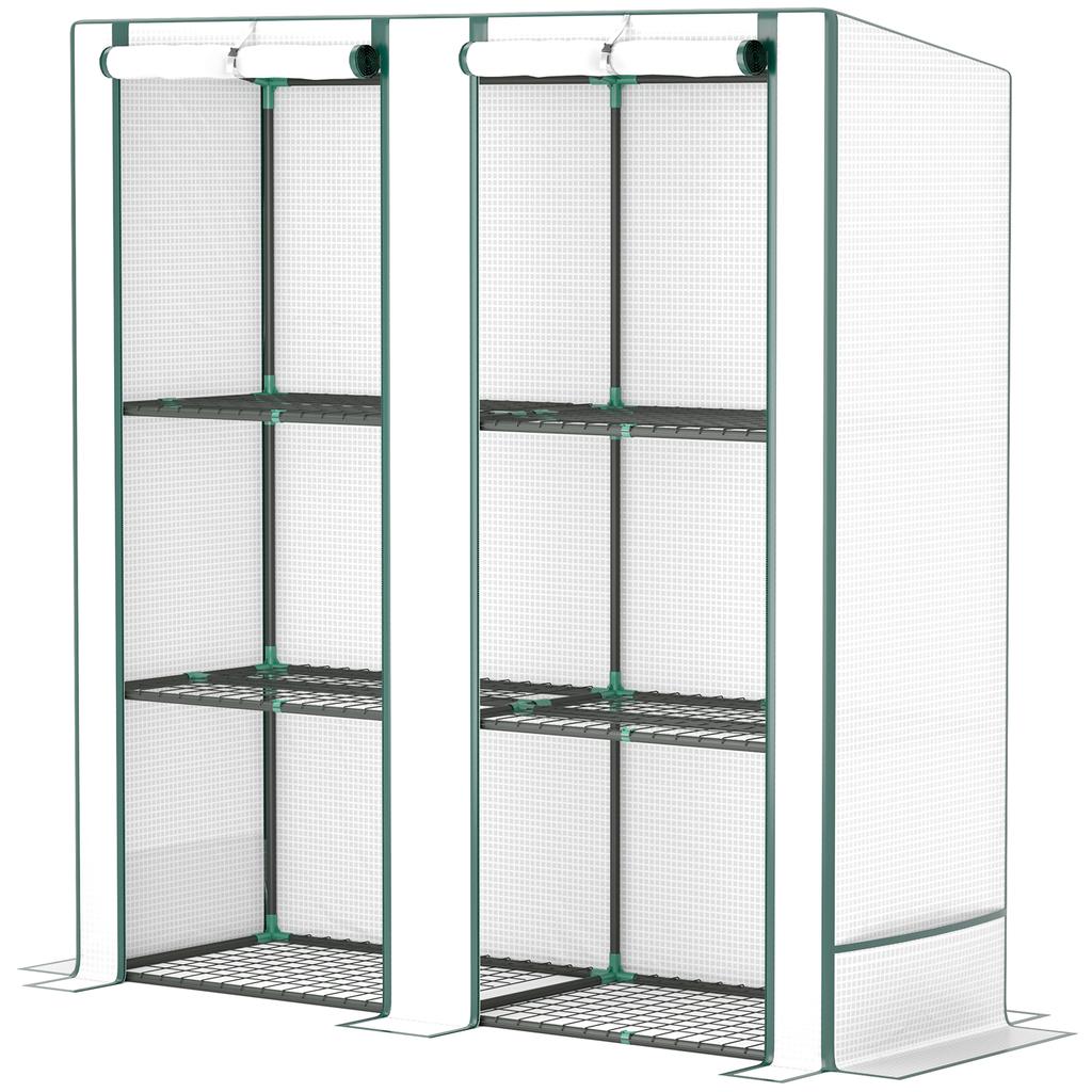 Three-Tier Mini Greenhouse - White