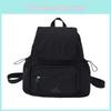 Nylon Casual Solid Color Backpack With Laptop Compartment For Men And Women