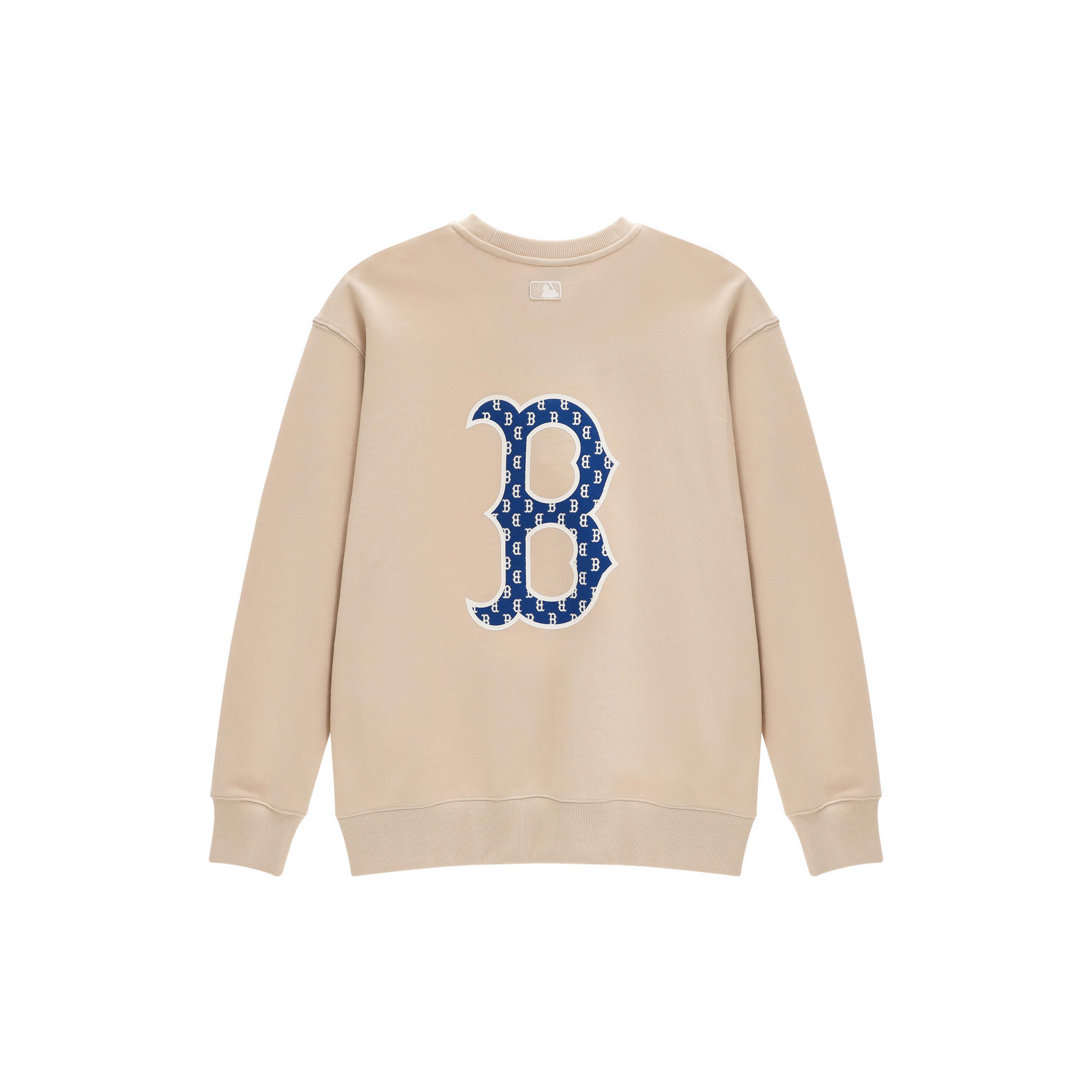 MLB Sweatshirt Unisex Light Beige 3AMTM0831-43BGL XS