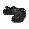 Crocs Classic Clog Lined Geometric Shoes 'Black' Women's